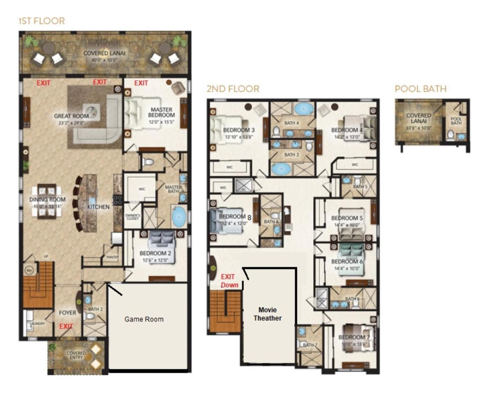 Epic Family Fun! Games & Theme Room, Pool - Encore Resort, Near Disney Orlando Exterior photo